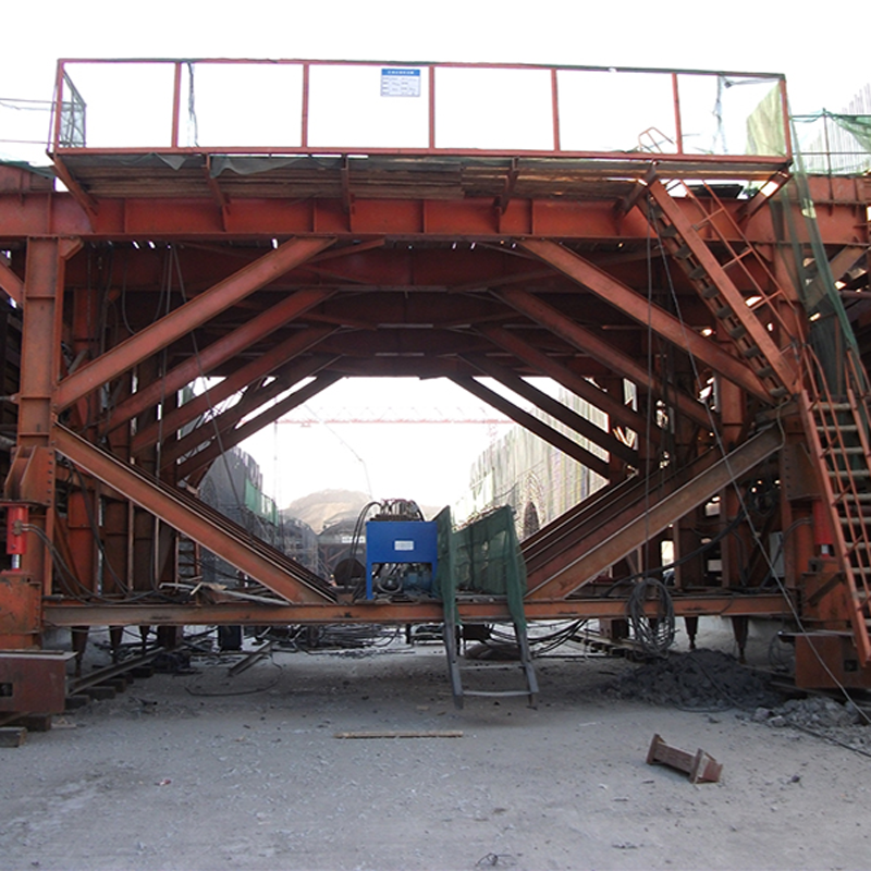 Tunnel omkeert het bouwproces van de hydraulische trolley