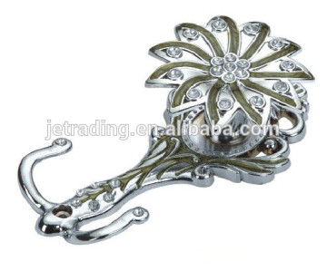 Zinc colourful curtain hook ,tieback