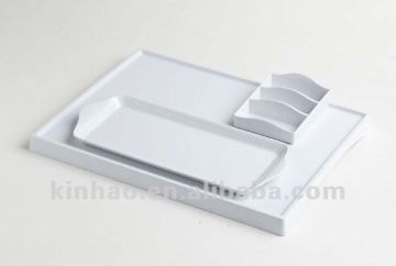 Melamine Hotel Tea Cup Tray / Coffee Cup Tray
