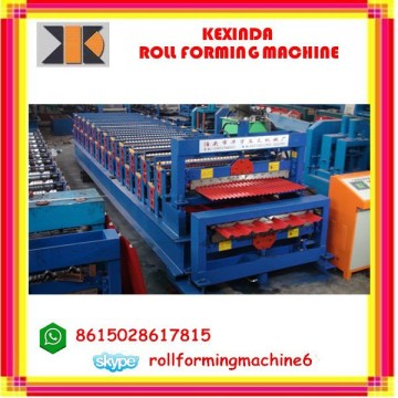 double layer roof sheet making machine double layer steel roof forming machine