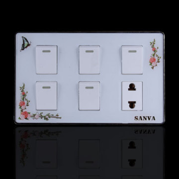 K30 2 Gang Socket & 1 Gang Switch