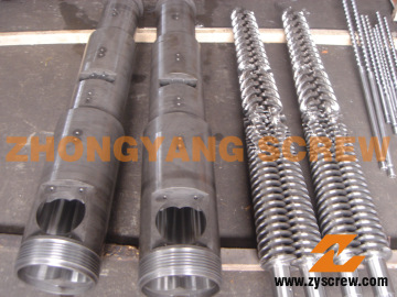 Twin Conical Screw Barrel 65/132