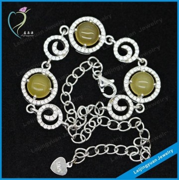 Smashing custom handmade 925 silver charm bracelet 2015