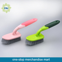 Plastic floor cleaning brush