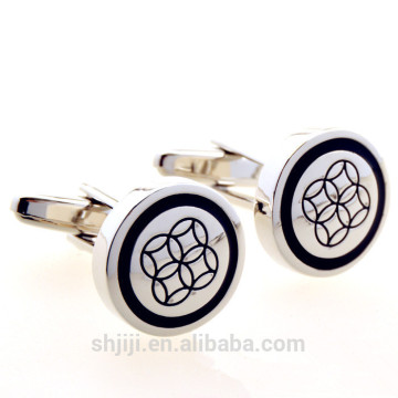 Logo Engraved Metal Cufflinks