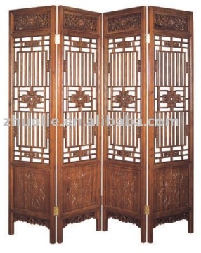 solid wood folding screen for beauty salon