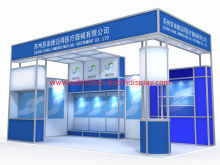 10*20 Modular Truss Trade Show Displays , Standard Island Exhibit Booth Truss