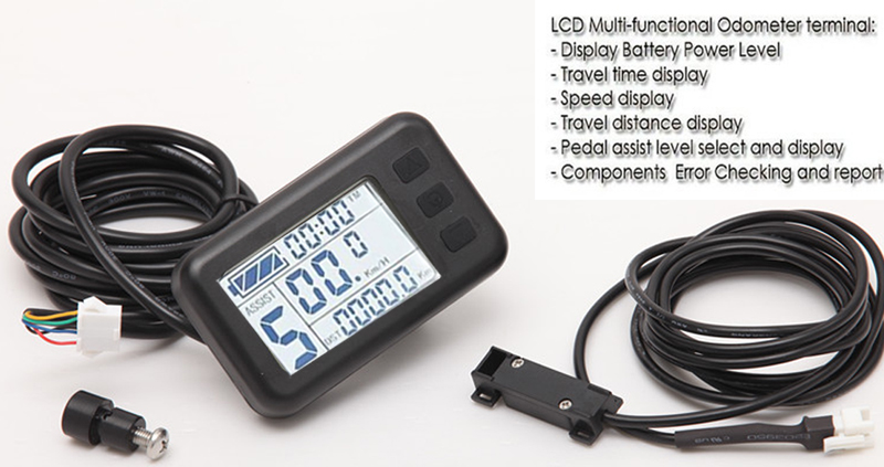 48V 1000W Electric Bike LCD Kit with 48V 15ah Lithium Battery for Electric Bike