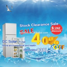 138L Solar Powered Fridge discounted selling, Solar DC fridge clearance sale