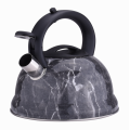 Popolare teakettle in marmo fischia in acciaio inossidabile.