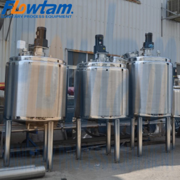 stainless steel steam jacketed tank