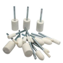 Tapered Wool Felt Grinding Head for Jade and Metal Polishing