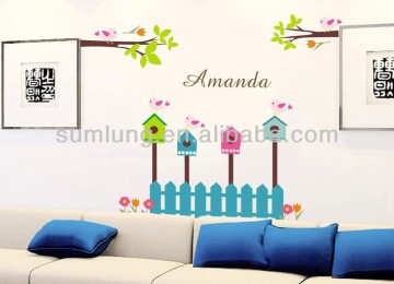 "Amanda" PVC Wall Stickers, Removable Wall Stickers 1/3