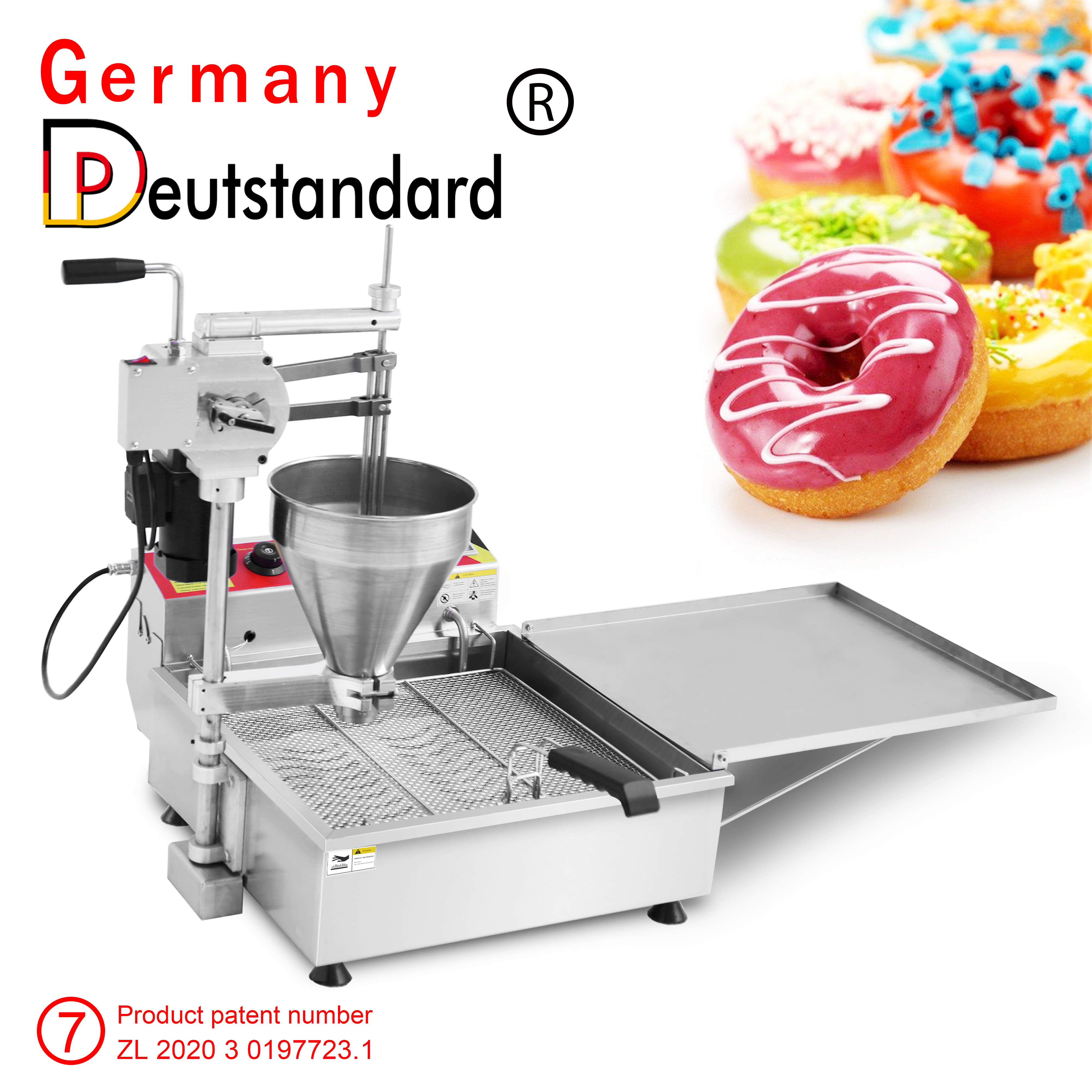 mini three shape donut machine