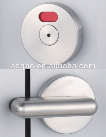 stainless steel 304 toilet door indicate lock