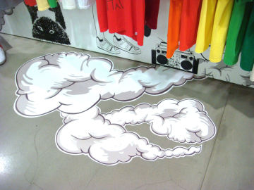 3d Floor Custom Waterproof Vinyl Stickers