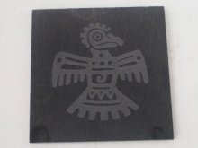 Square sandblasted coaster 30533