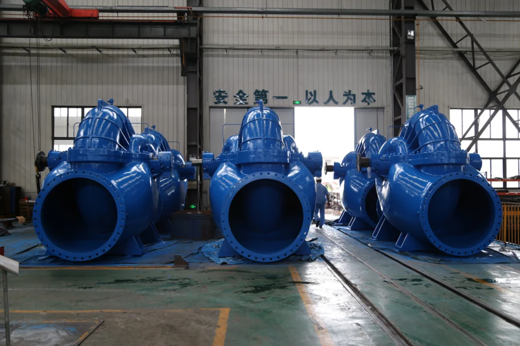 Double Suction Volute Split Casing Centrifugal Water Pump