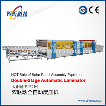 Double glass solar panel laminator