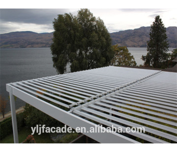 free-standing sun louvered roof aluminum louver System