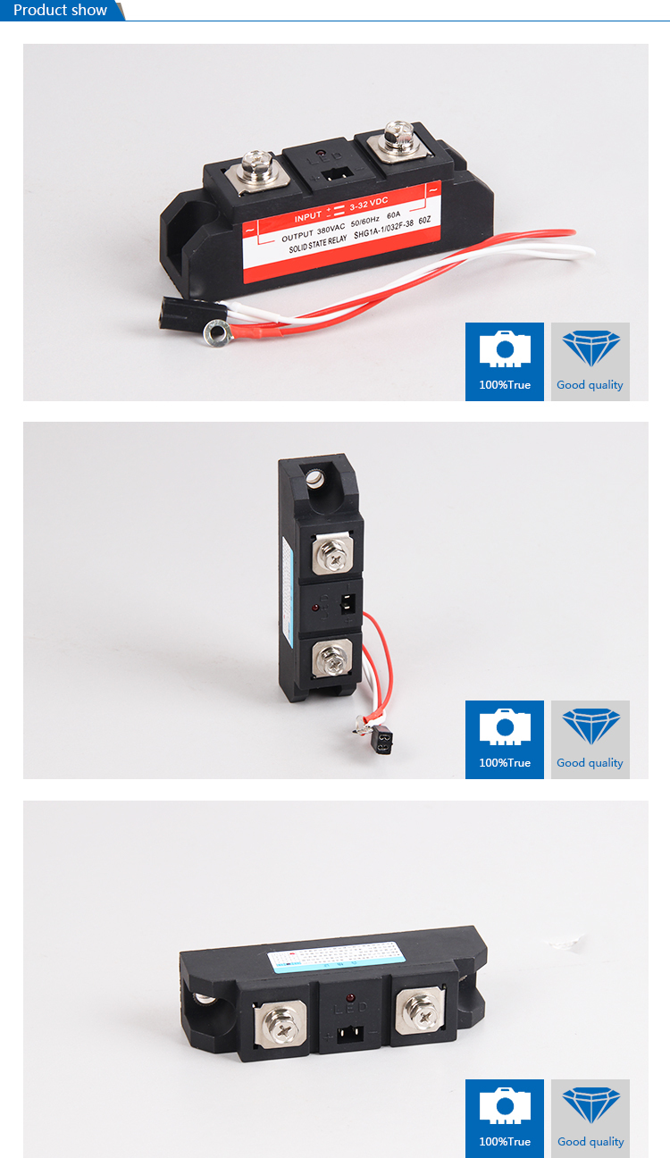 SAIPWELL/SAIP 60A Single Phase Industrial-grade Enhanced Electrical Solid-State Relay