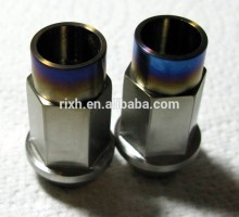 china titanium allory fasteners manufacture titanium stamping bolt nuts titanium micro screw