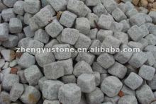 G603 Granite Tumbled Cube stone