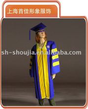 doctors graduation gown with velvet