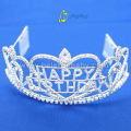 Coronas de tiara del feliz cumpleaños