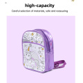 Purple DIY painting bag backpack for children