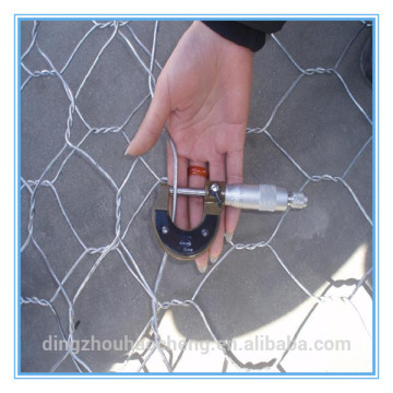 Hexagonal galvanized wire mesh gabion box fencing