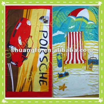 reactive print beach towels wholesale