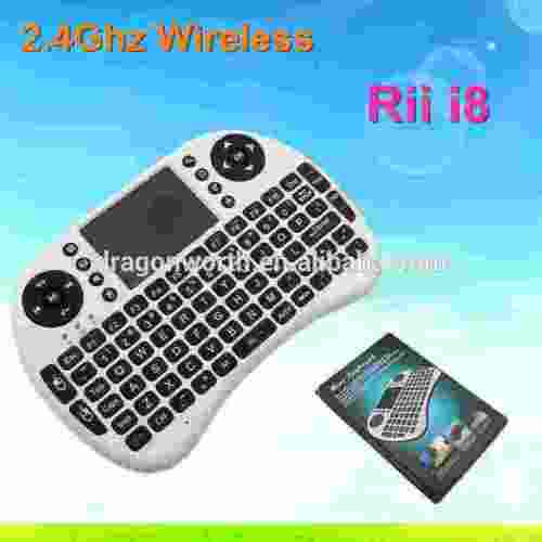 Factory Sell 2.4G Rii Mini I8 Wireless Keyboard Airmouse