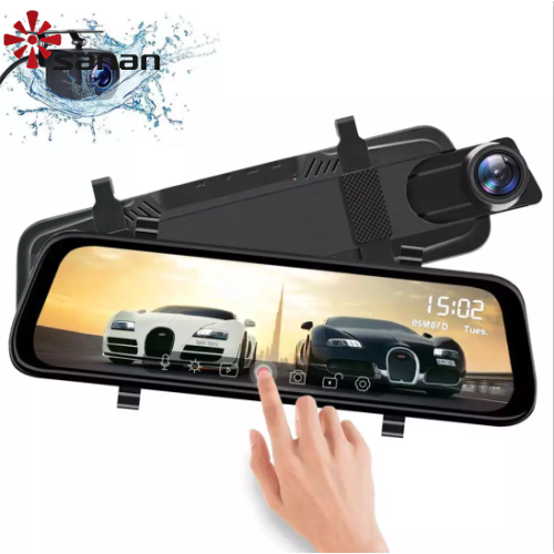 Сенсорный экран 1080p Dash Cam Car Dvr 10 "