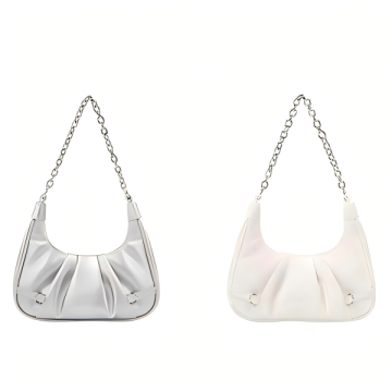 Ruffled Shoulder Bag for Women