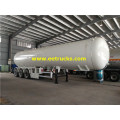 30ton LPG Gas Delivery Trailer Tanks