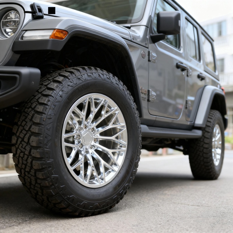 20-inch chrome plated wheels