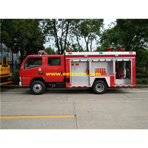 Camions de pompiers spéciaux Dongfeng de 1000 gallons