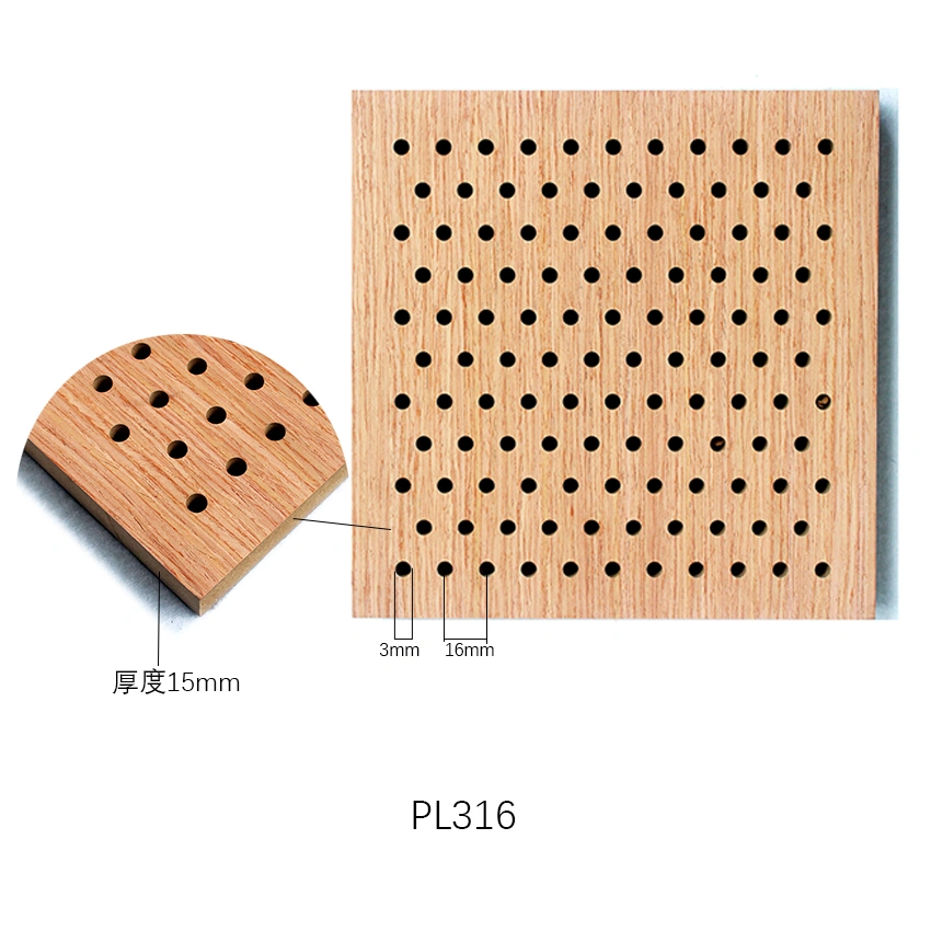 15mm Industrial Grooved Wooden Timber Acoustic Panel