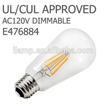 2014 Newest design 4w led filament bulb, e14/C35 led filament lamp