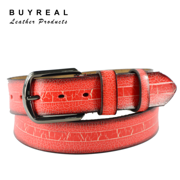 Color Ross Cow Split Leather Belt with Multy Size