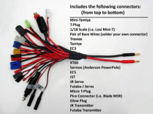 18 leads rc multi function charger cable