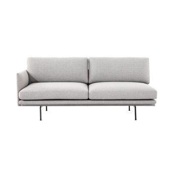 Modern Outline Fabric Sectional Sofa Replica