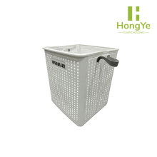 Foldable White Baskets for Gardening Storage