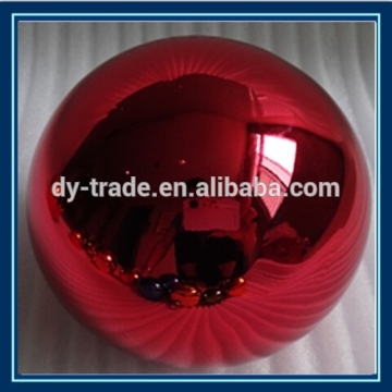 decorative red color stainless steel ball