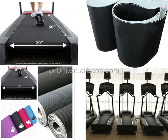 ISO Standard PU/PVC Treadmill Conveyor Belt Running Belt Treadmill Belt for Fitness