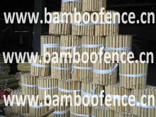 Natural Bamboo Cane border for flower support or vegetables