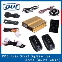 OBD model plug and play wireless push button start remote starter car alarm for toyota