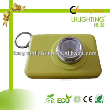 New design led camera shaped keychain light