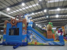 Inflatable Turtle Captain Amusement Bouncer